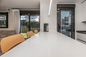 Poster - Modernity in kitchen design has evolved