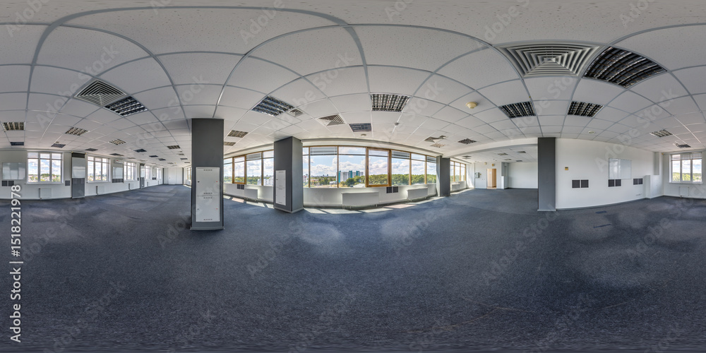 full spherical hdri seamless hdri 360 panorama in interior of work room ...