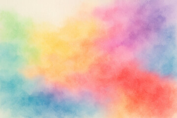 Poster - A vibrant watercolor blend evokes creativity and inspiration symbolizing innovation and dynamic growth in business environments