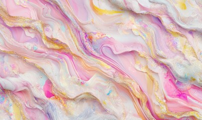 Poster - Abstract pastel swirl texture; design background