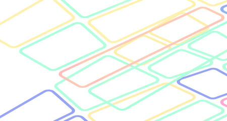 Poster - Abstract crystal background with refracting light and highlights in purple and yellow colors