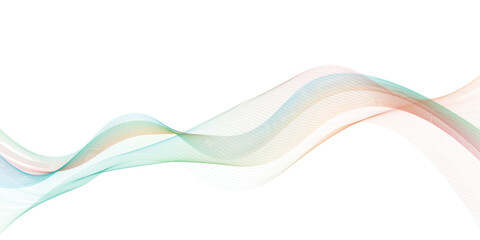 Poster - Dynamic blue wave abstract background with white space. Modern, clean design with flowing curves, versatile for business, technology, and creative