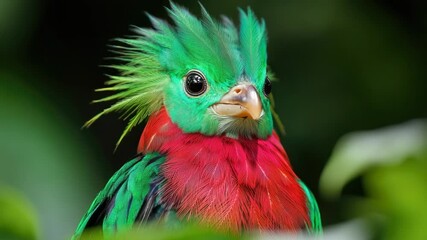 Poster - A vibrant bird showcasing its unique plumage, perfect for wildlife or nature-themed designs