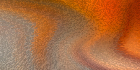 Fototapete - Abstract swirling orange and brown texture
