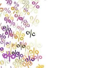 Aufkleber - percent rain shopping digital in 3d.