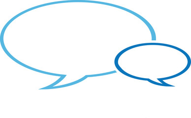 speech bubble icon. vector speech bubble. empty space for text. speech balloon or chat bubble line s