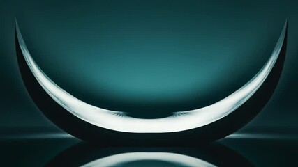 Aufkleber - A close-up shot of a curved object in monochrome