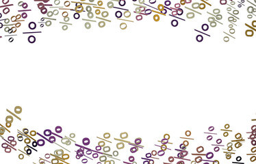 Poster - percent shopping digital in 3d. background