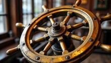 木製の船の舵 無料画像 - Public Domain Pictures