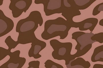 Poster - Abstract organic shapes in earth tones