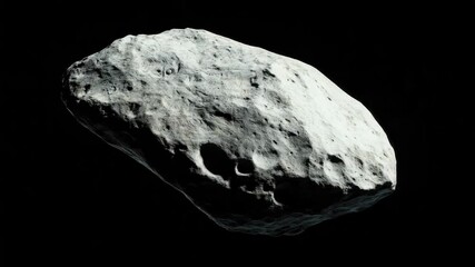 Poster - A rock sits alone in darkness, ready for discovery