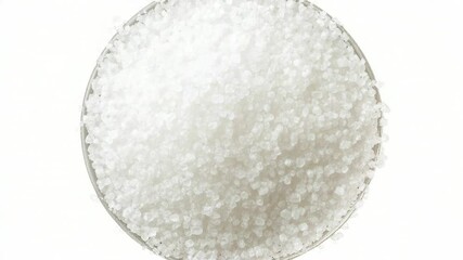 Poster - A spoon filled with white sugar sitting on a table