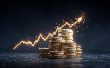 Poster - A key financial target for businesses is to invest in a 3D finance management system, utilizing digital marketing technology and analysis to succeed in the competitive market and increase stock