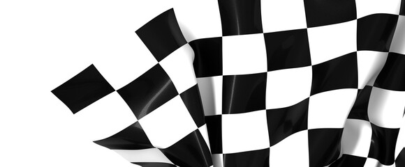 Poster -  Checkered flag, race flag background