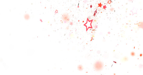 Poster - stars gold modern frame in 3d