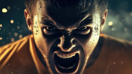 Poster - A person with their mouth agape, often used in illustrations for surprise or shock