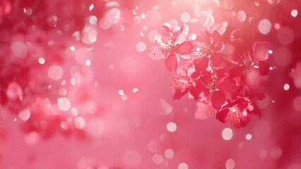 Poster - A close-up shot of a bunch of pink flowers, perfect for use in various designs and projects