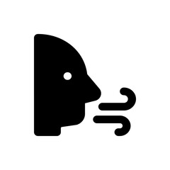 Poster - White number three on a black rounded rectangle, simple graphic design with clear contrast and minimalist style