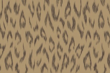 Poster - Abstract monochrome feline fur pattern repeat