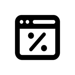 Poster - A simple graphic of a black circle with a white portion cut out showing a partial shape design element