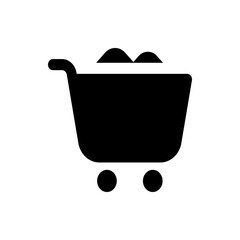Poster - Illustration of a black square with rounded corners containing a white plus sign in the center view