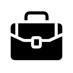 Poster - Stylish briefcase icon. Briefcase symbol for business presentation. Professional briefcase image perfect for website design, app interface, or corporate branding.