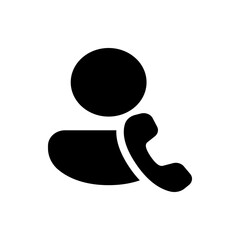 Poster - A simple black location pin icon with a circular marker on a white background indicating position on map