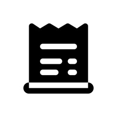 Fototapete - Black outline of a computer screen with rounded corners and two small circles in the upper right corner