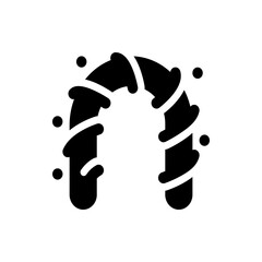 Poster - A stylized black and white image of a machine with a rectangular top and a square base with rounded edges