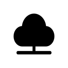 Poster - Illustration of a black and white rocket ship with a rounded top and rectangular side boosters in simple style