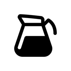 Poster - Judge fill with water black color icons