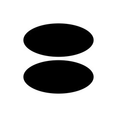 Poster - Layer icons black color icons