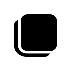 Poster - A black and white icon depicting a box with a handle and a gear overlapping the lower right corner side