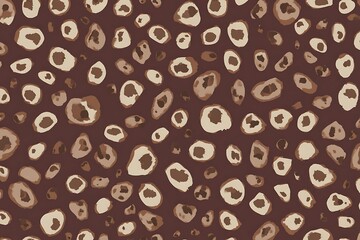 Poster - Abstract organic shapes in neutral color