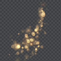 Fototapete - Sparkling glare light effects with colorful shimmer for Christmas and holidays. Shining abstract background. Vector illustration