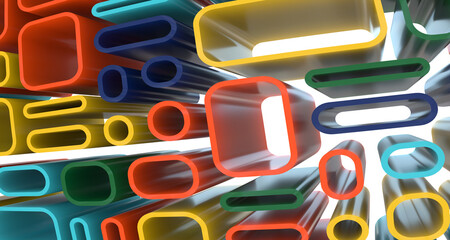 Poster - Abstract Geometric backgrounds full Color