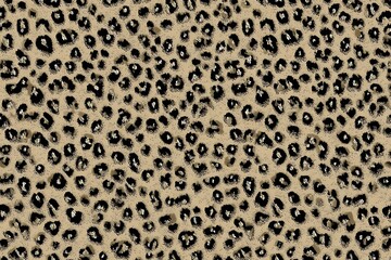 Poster - Leopard print seamless skin animal pattern