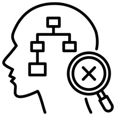 Poster - Deduction Line Icon