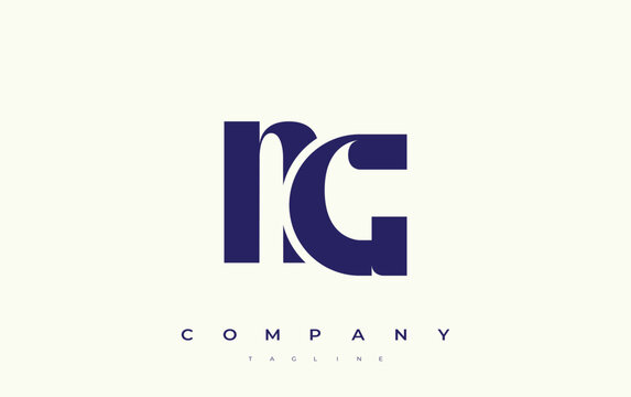NG Abstract Geometric Logo Design. Modern and elegant logo design with simplistic typography elements, showcasing branding excellence.