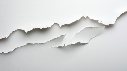 Poster - Abstract textured white paper background with shadows