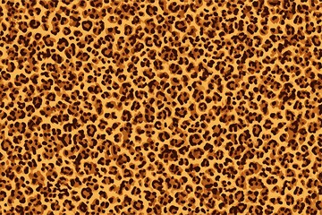 Poster - Brown and tan leopard skin pattern