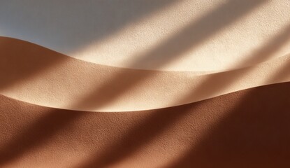 Poster - Minimal template featuring abstract blurred sunlight and shadow texture as a natural summer architecture backdrop with sun light exterior art