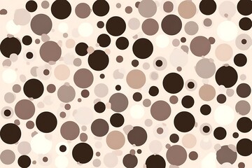 Leinwandbilder - Abstract circles with shades of brown