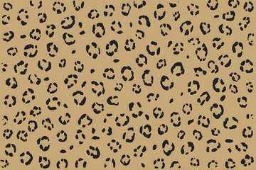 Poster - Leopard skin pattern background design style
