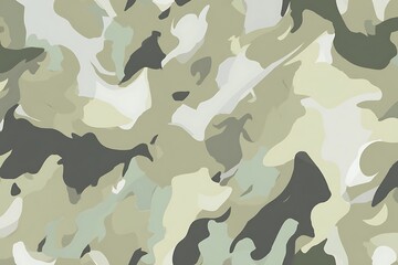 Poster - Abstract flowing camouflage with organic shapes