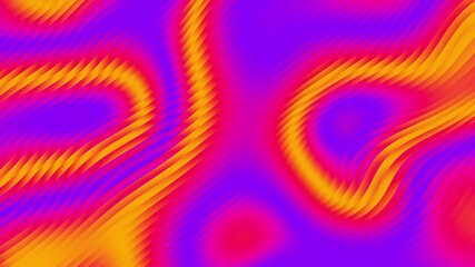 Fototapete - Abstract infrared wave. Seamless texture Loop background. Orange, red, magenta, purple vibrant colours, patterned texture