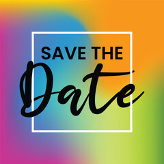 Poster - Save the date banner. Can be used for business, marketing and advertising. logo graphic design of event summit made for Technology and upcoming events.	