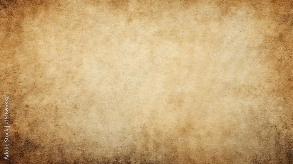 Vibrant photo of vintage parchment texture background with aged paper tones and subtle gradients ideal for design projects like posters or cards conveying timeless antique feel.