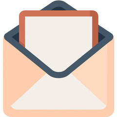 Poster - Email Icon: Illustrative representation of a message, announcement, or communication service