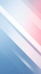 Poster - Abstract background illustration featuring diagonal stripes in soft pastel colors of blue, white, and pink, creating a modern and elegant design with copy space for text overlay